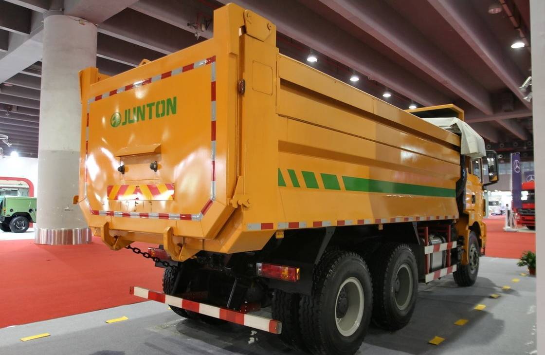 Vente de camion à ordures de type U Box Shacman Tipper Weichai 290hp Moteur à cabine unique et demi