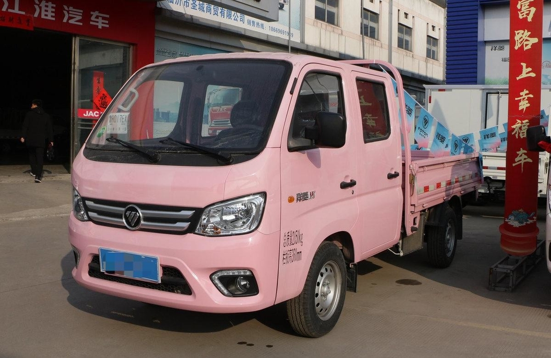 Camion Foton Mini Camion Roux Couleur Transmission manuelle Moteur à essence Euro 6