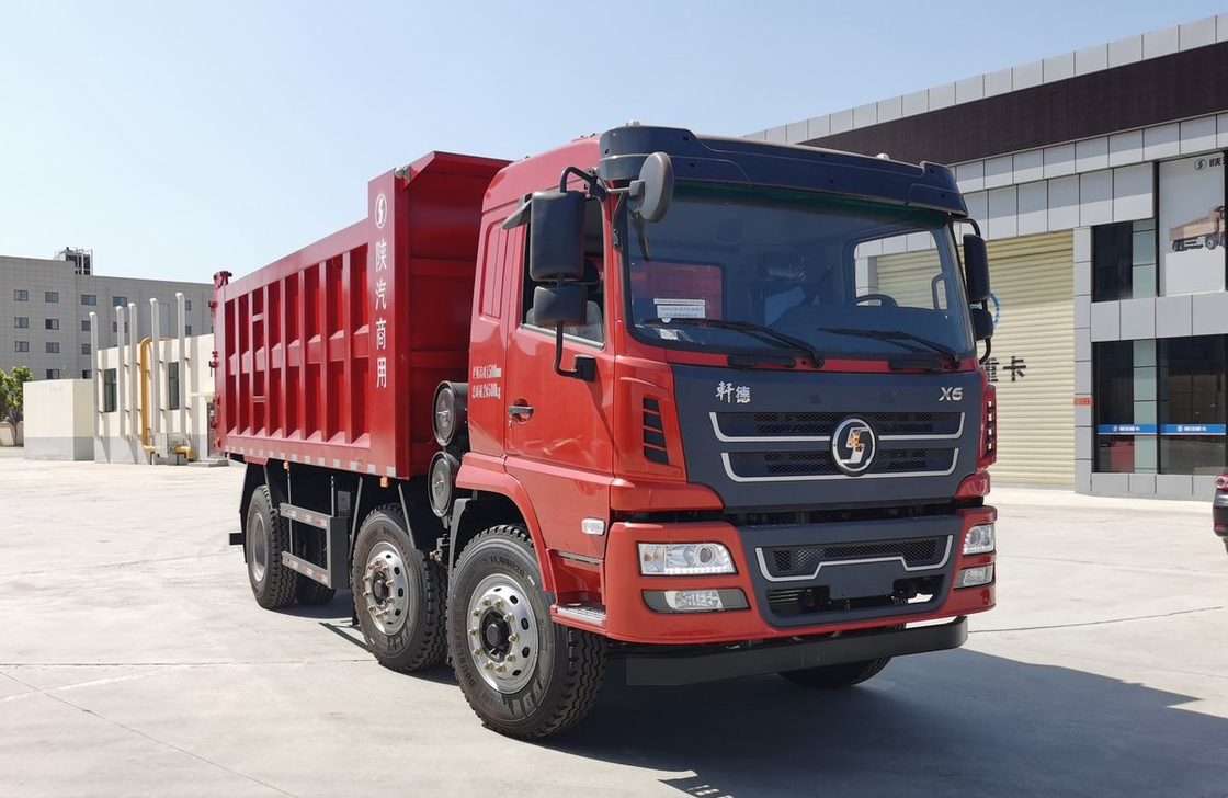 Camion à ordures Cebu Pour Shacman X6 Tipper 220hp Moteur Yuchai Avec 8 roues FAST 10 vitesses