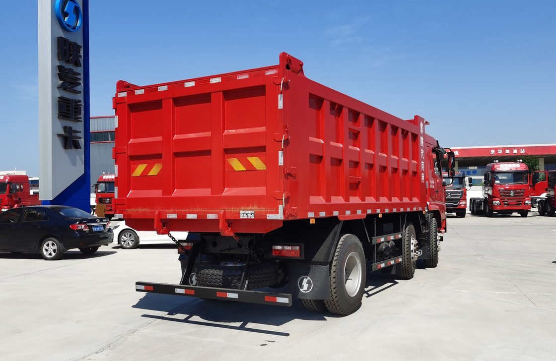 Camion à ordures Cebu Pour Shacman X6 Tipper 220hp Moteur Yuchai Avec 8 roues FAST 10 vitesses