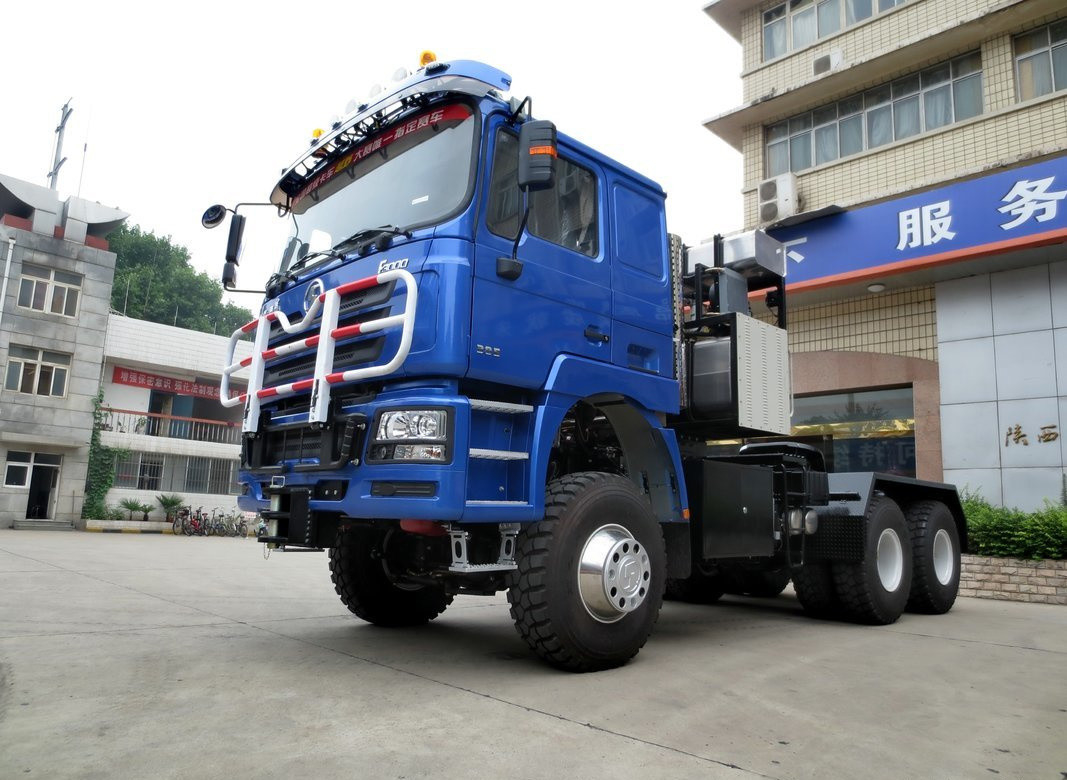 Camions tracteurs utilisés 6*6 Full Drive Shacman Prime Mover Cummins Moteur de 600 ch avec 10 pneus