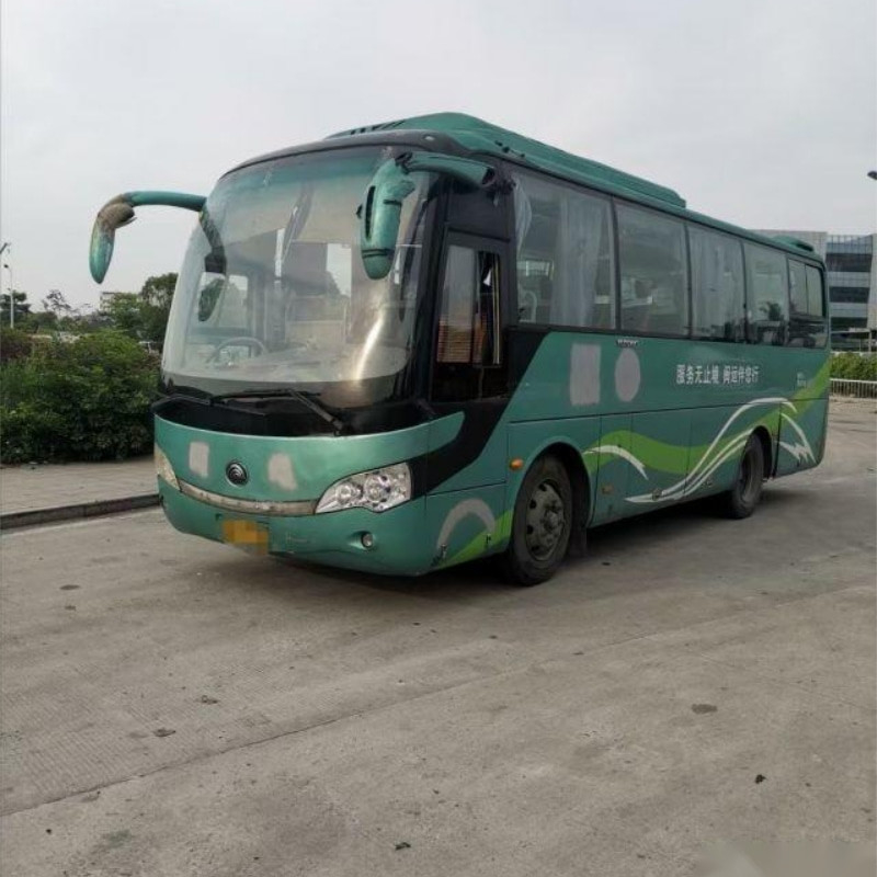 ZK6938H9 Bleu Utilisé Yutong Autobus 39 sièges Utilisé Voyage Bus 2010 ANNÉE Grande performance