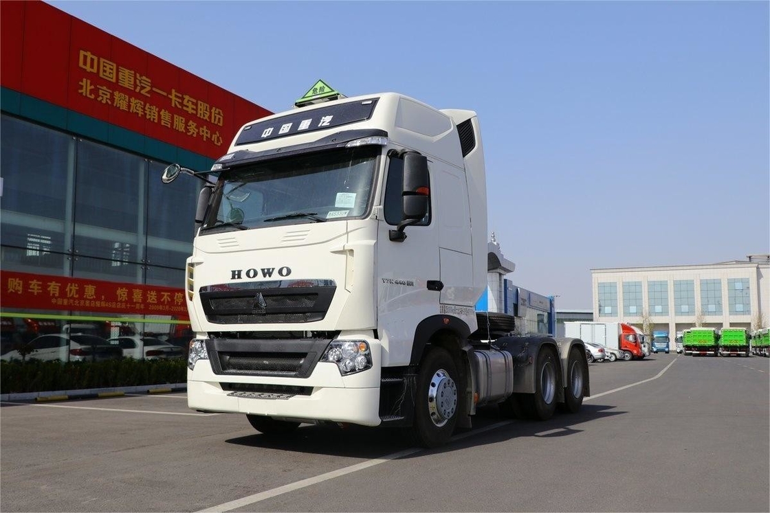 T7H Camion lourd avec climatisation Déflecteur tampon hydraulique 6X4 Tracteur de marchandises dangereuses