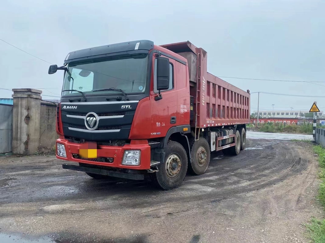 Camions à rouleaux britanniques d'occasion Moteur Cummins 460 ch Foton GTL Camion à décharge 2021 Année Camion chinois