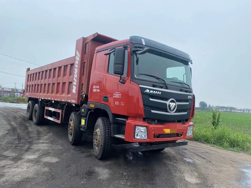 Camions à rouleaux britanniques d'occasion Moteur Cummins 460 ch Foton GTL Camion à décharge 2021 Année Camion chinois