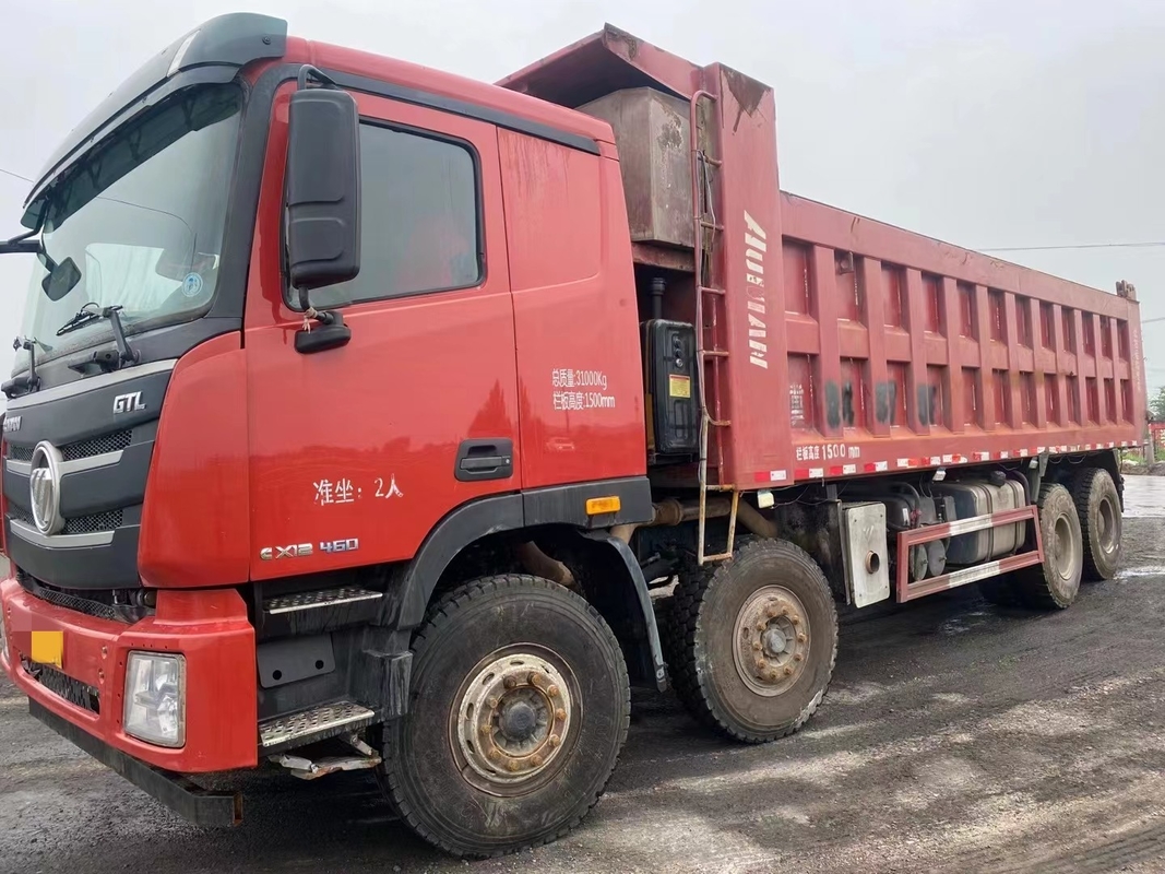 Camions à rouleaux britanniques d'occasion Moteur Cummins 460 ch Foton GTL Camion à décharge 2021 Année Camion chinois