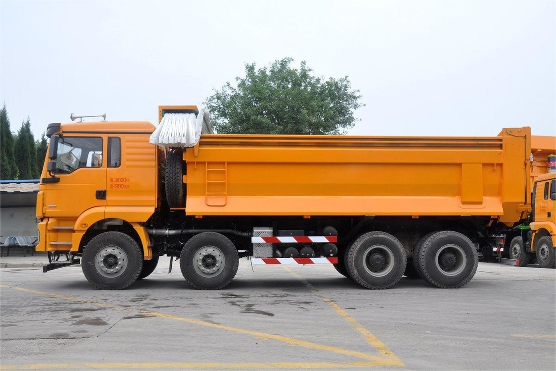 M3000 modèle 8x4 350 chevaux 16.1T 9.8m Shacman Poids lourd camion pliant bâche de chargement