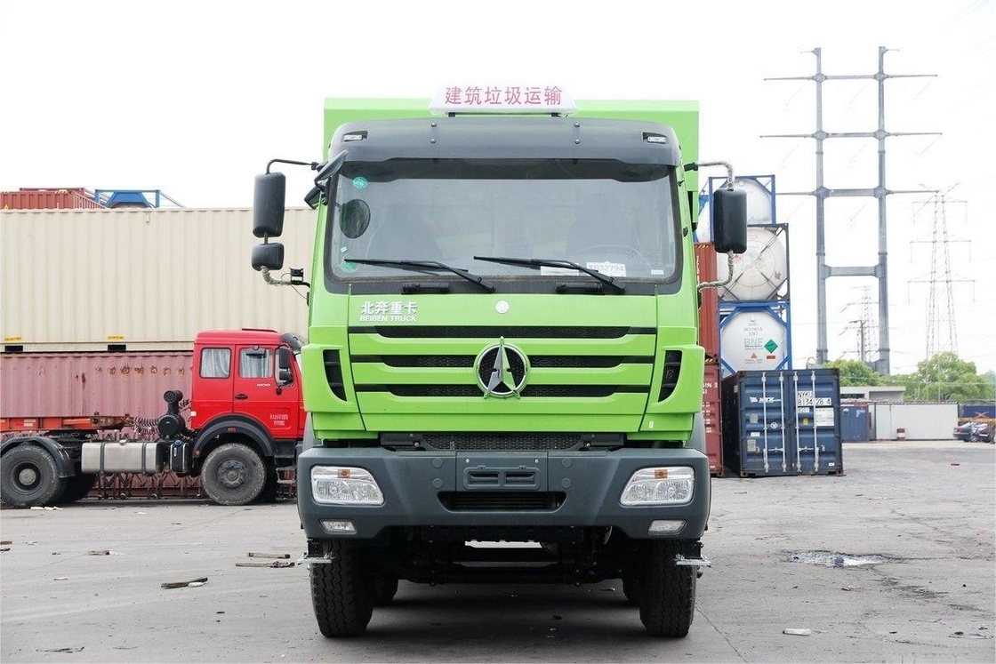 Camion de décharge lourd Beiben 336HP 8X4 6,4m Nouveau couvercle de bâche écologique