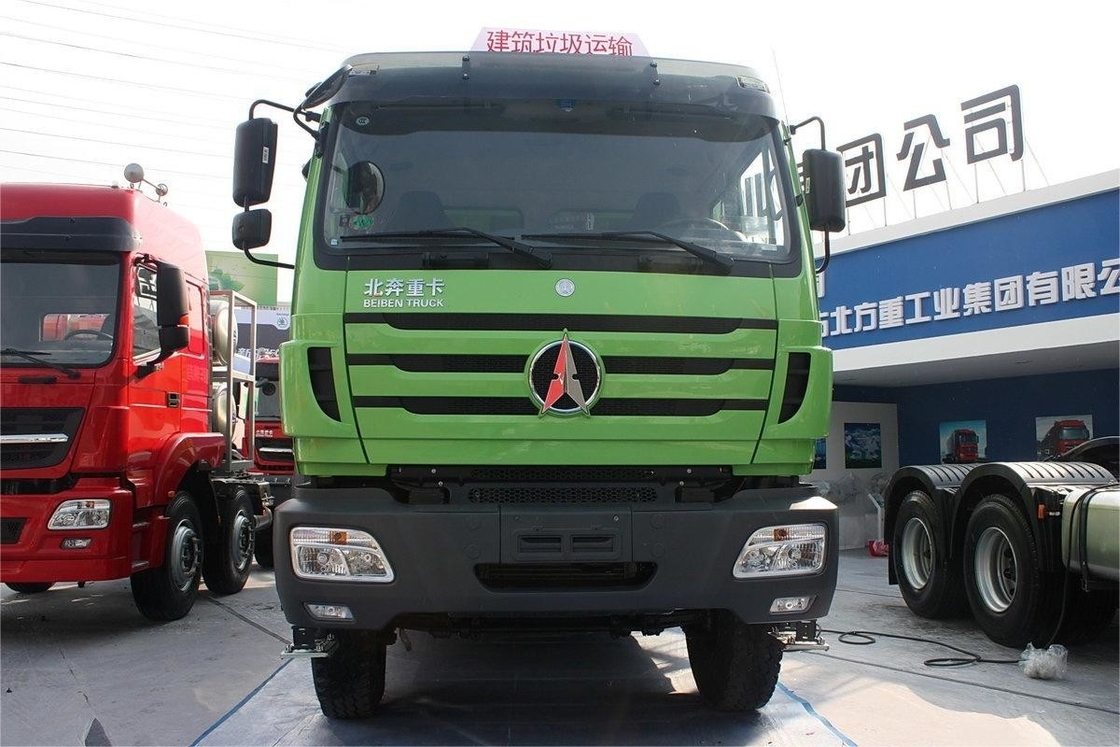 Camion lourd Beiben 336HP 6X4 5,6m Diesel 12 vitesses Camion à charge en forme de U avec couvercle de bâche