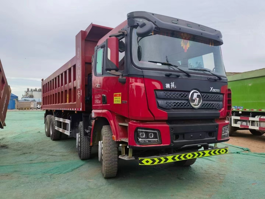 40 tonnes 8x4 camion de décharge de décharge d'occasion 2021 Année Shacman X3000 Modèle haut de gamme Weichai 500 ch