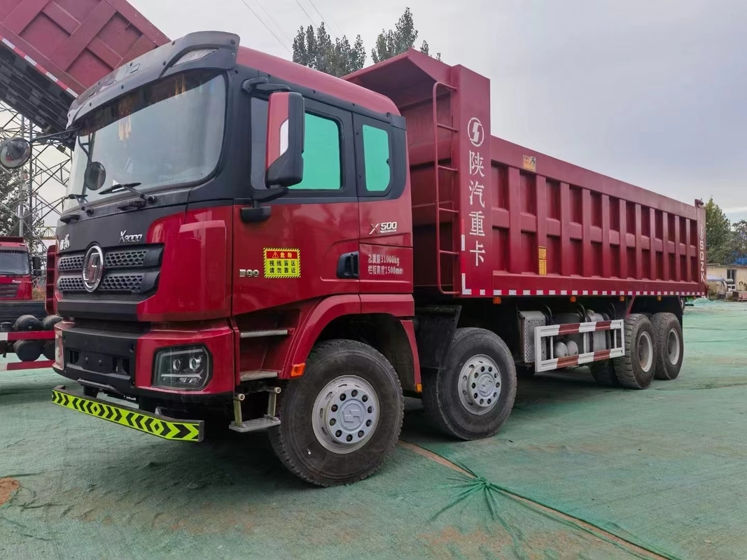 40 tonnes 8x4 camion de décharge de décharge d'occasion 2021 Année Shacman X3000 Modèle haut de gamme Weichai 500 ch