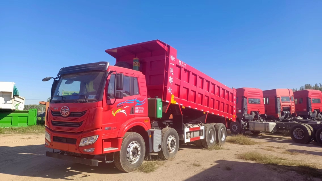8*4 Vente de camions à rouleaux d'occasion 22cbm Capacité de seau FAW V20 Camion à décharge 340 ch diesel
