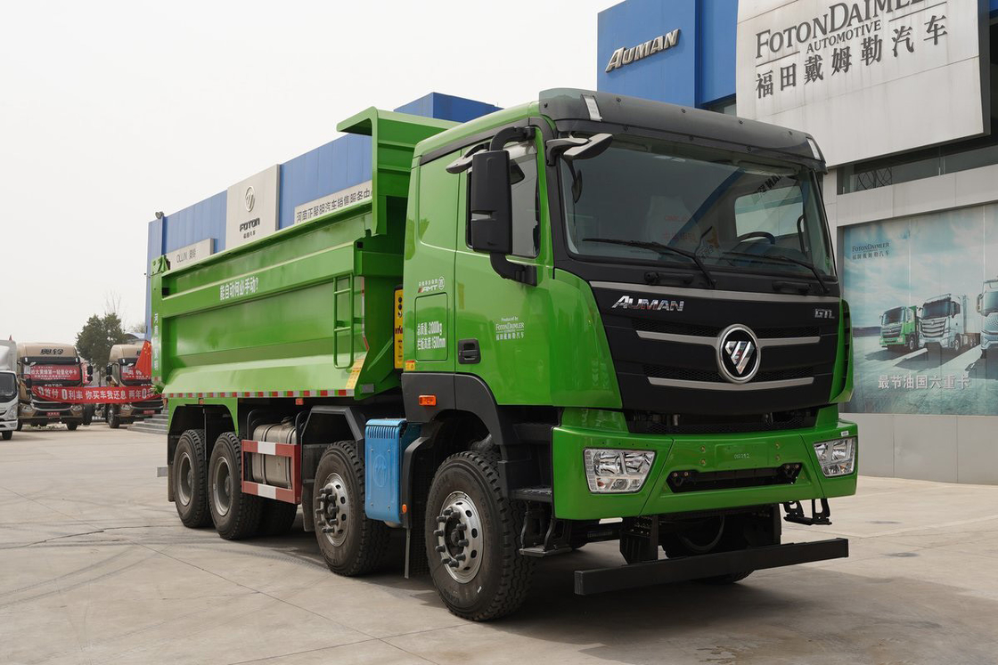 Foton Auman GTL camion de décharge 490HP 8X4 AMT 12 vitesses automatique 6,8m Dump arrière 360 degrés d'imagerie