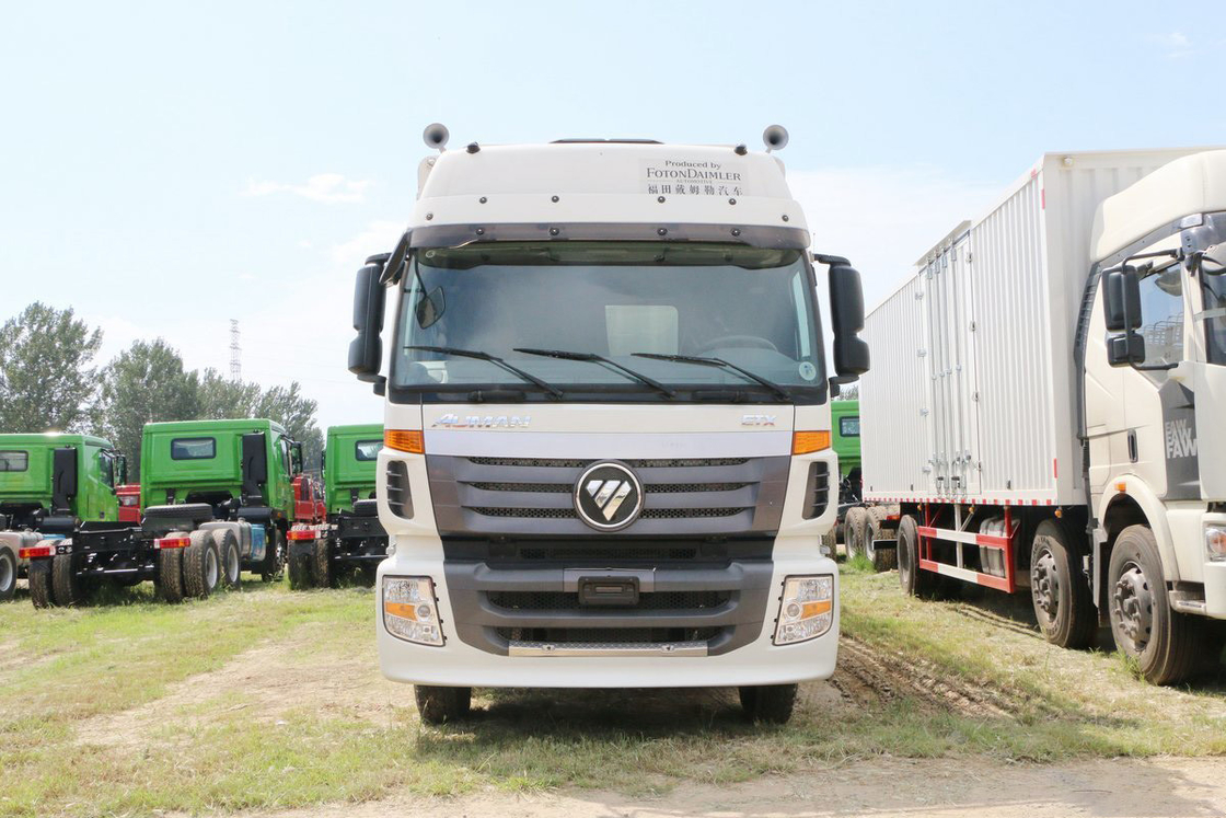 Foton Auman Stake Truck Série 6 Poids lourd Truck Diesel 8 vitesses 245HP 6X2 9,53m Corps blanc