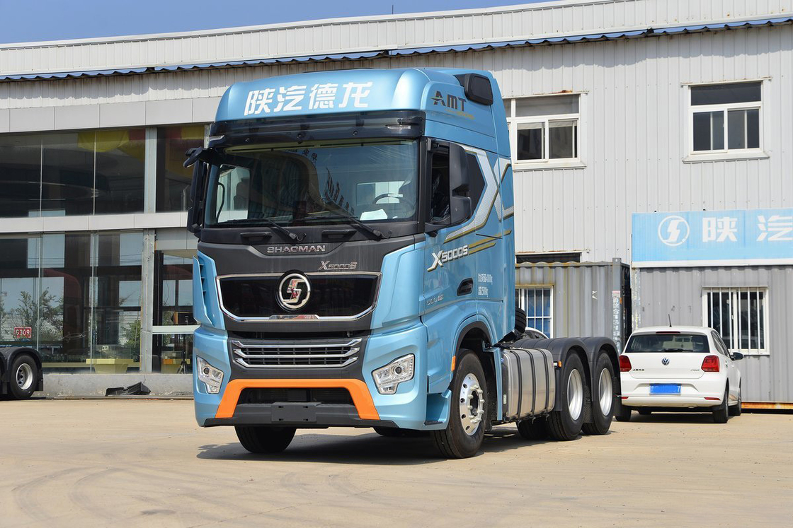 Shacman Poids lourd camion haut toit climatisation Tissu 560 chevaux 16 vitesses 6X4 AMT tracteur