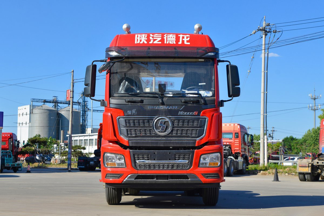 Déflecteur de toit haut à quatre points de suspension siège airbag 430HP 6*4 M3000s Shacman camion tracteur