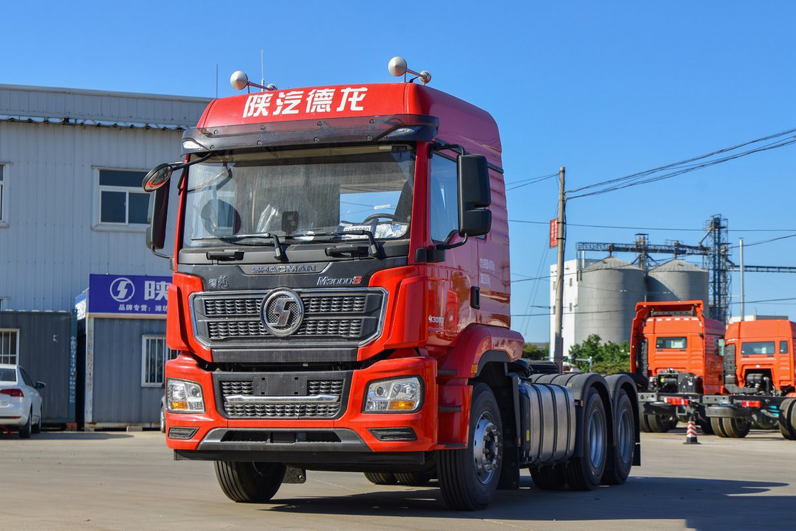 Déflecteur de toit haut à quatre points de suspension siège airbag 430HP 6*4 M3000s Shacman camion tracteur