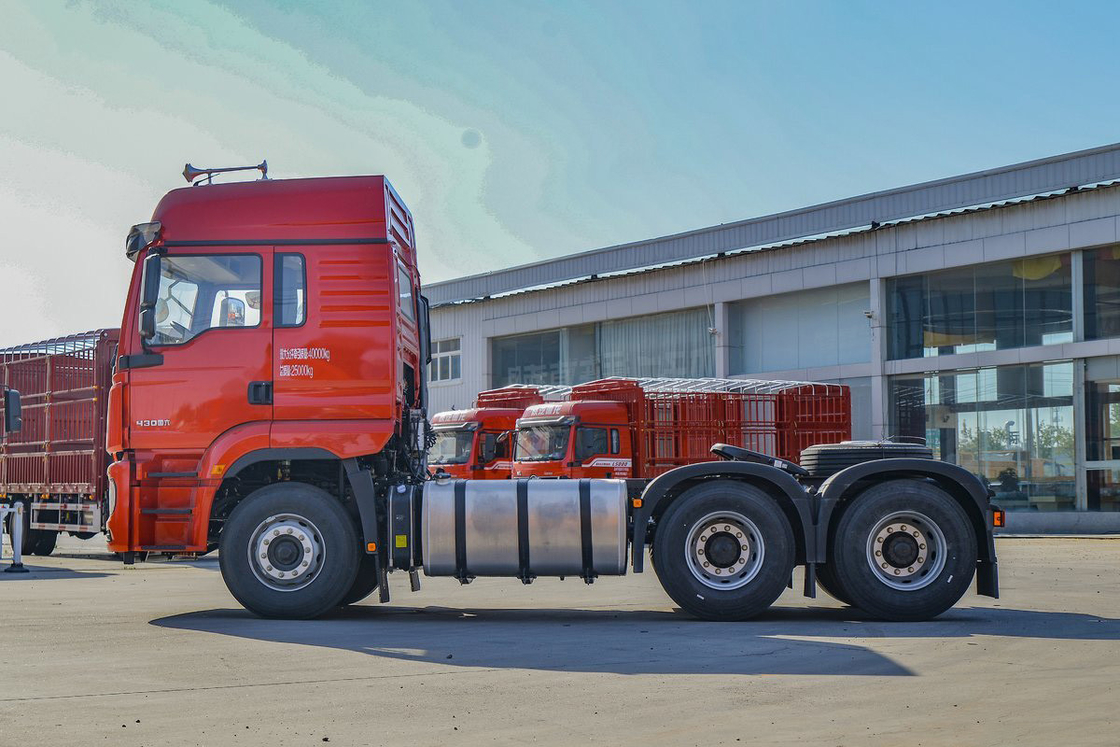 Déflecteur de toit haut à quatre points de suspension siège airbag 430HP 6*4 M3000s Shacman camion tracteur