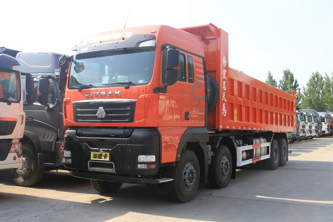 SITRAK G7H modèle bon climatiseur 540 chevaux 8x4 8,4m Sinotruk camion à ordures grille U-type boîte de chargement