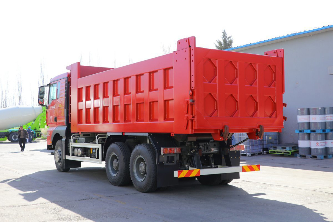 SITRAK G7 Camion à décharge de 12 vitesses 400 ch 6x4 5,8 m Container à décharge en forme de U Corps rouge Sinotruk