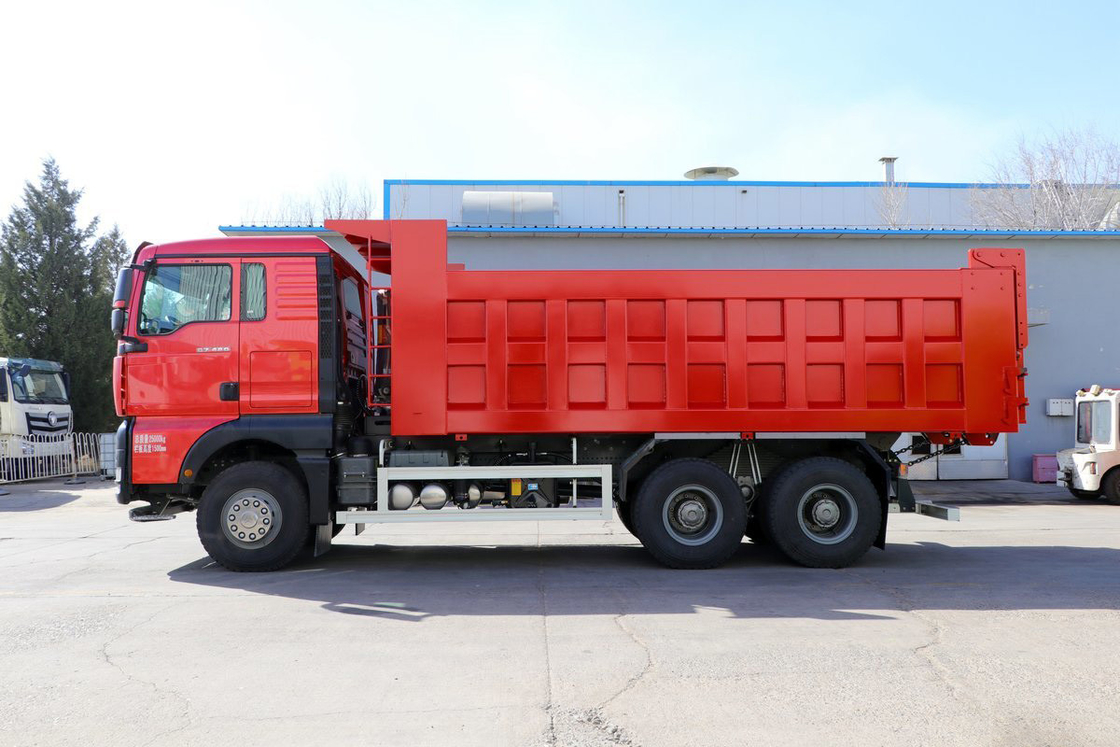 SITRAK G7 Camion à décharge de 12 vitesses 400 ch 6x4 5,8 m Container à décharge en forme de U Corps rouge Sinotruk