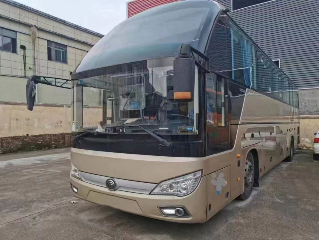 Youtong Bus Luxe Coach 48 sièges Champagne Yutong ZK6122H VIP Passager de bus avec climatisation
