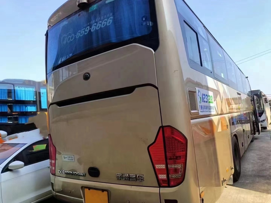 Youtong Bus Luxe Coach 48 sièges Champagne Yutong ZK6122H VIP Passager de bus avec climatisation