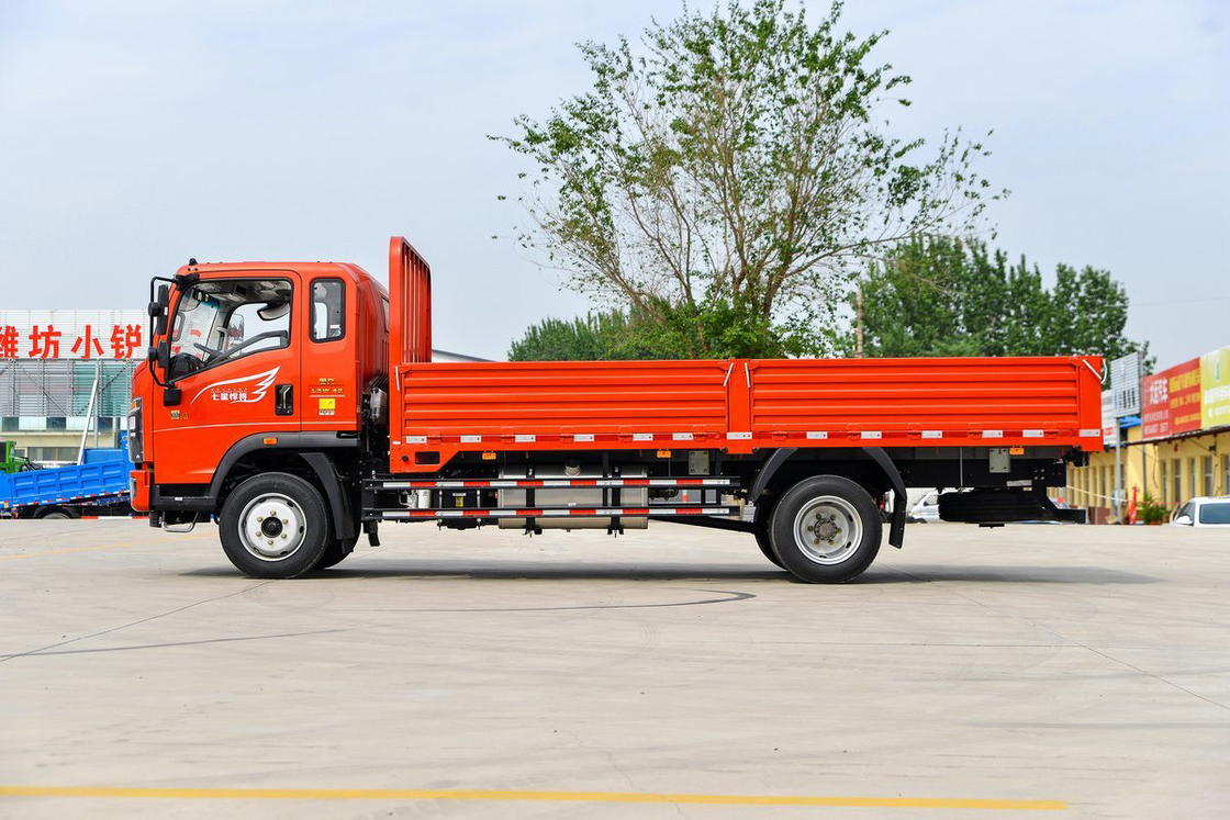 Sinotruk HOWO Camion de la série Titan-H Diesel 8 vitesses 170 chevaux 5,2 mètres boîte de chargement à demi-côté