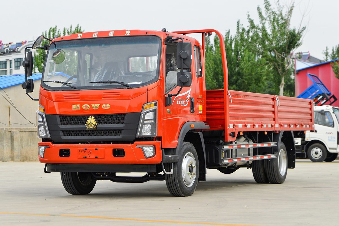Sinotruk HOWO Camion de la série Titan-H Diesel 8 vitesses 170 chevaux 5,2 mètres boîte de chargement à demi-côté