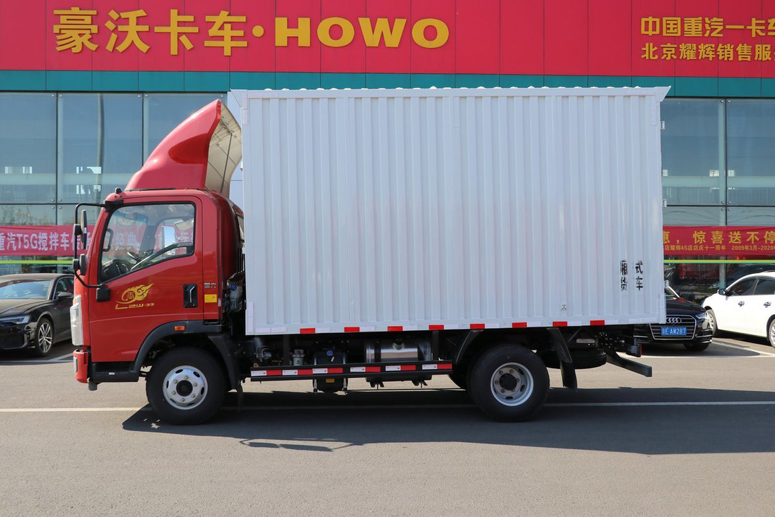 Sinotruk King série 160HP 4,15m haut déflecteur de toit rangée unique HOWO camion léger