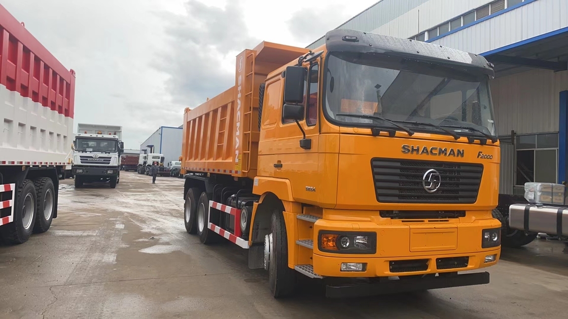 Camions de décharge 6*4 Shacman F2000 Camions chinois Grand seau 290hp Moteur diesel Volant à gauche