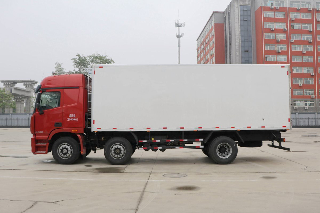 Camion lourd Foton GTL climatisation sur le toit haute sièges à demi rangée 280 Chevaux 6X2 9,45m Auman BJ5259 Camion réfrigéré