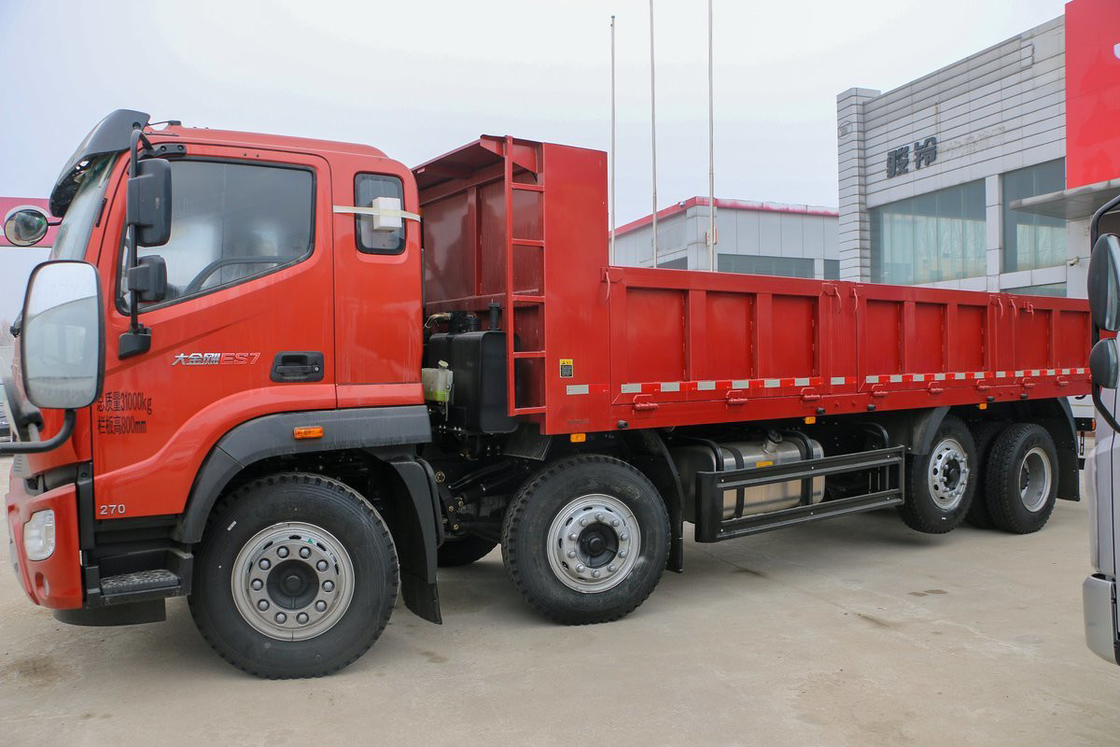 Ruiwo BJ3314 Donkey Kong ES7 Yuchai Moteur 270 ch 8X2 10 vitesses airbag siège absorbant les chocs 7.2m Foton Dump Truck