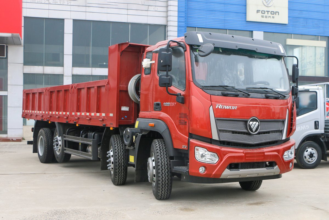 Ruiwo BJ3314 Donkey Kong ES7 Yuchai Moteur 270 ch 8X2 10 vitesses airbag siège absorbant les chocs 7.2m Foton Dump Truck