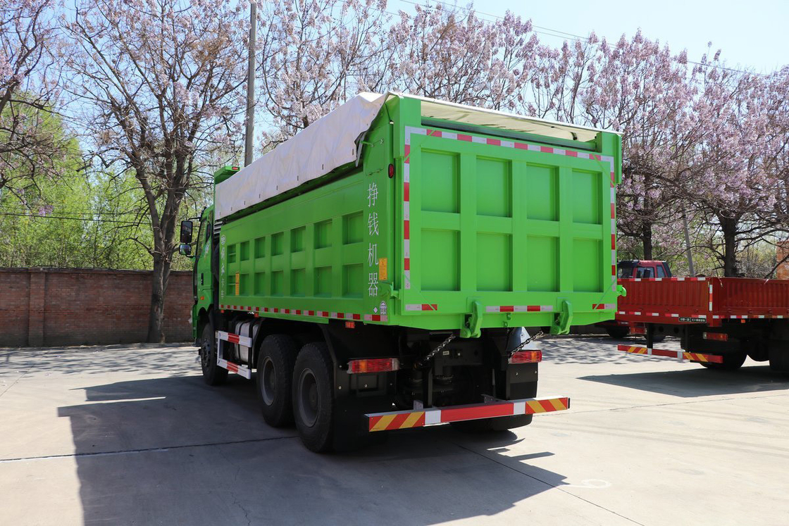 FAW CA3250 airbag siège absorbant les chocs camion lourd 420HP cabine à toit plat 6x4 5,8m camion de décharge Jiefang