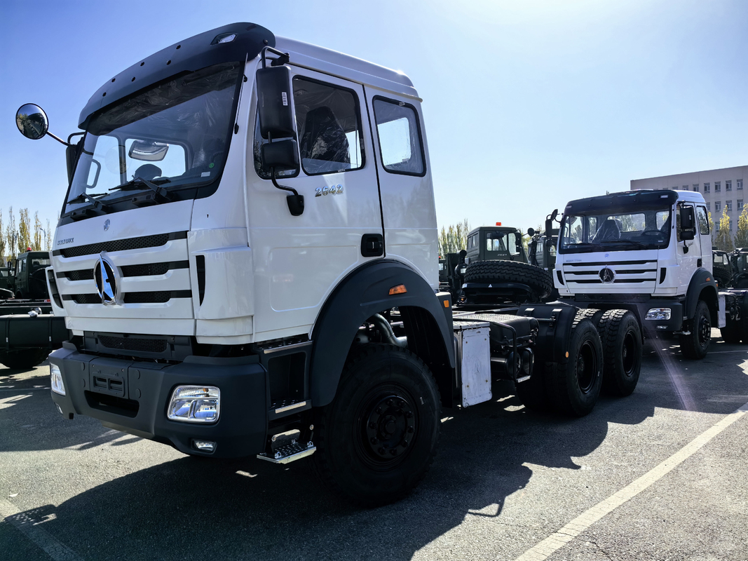 Tête de semi-remorque lourde Tracteur Beiben 6*4 Mode de conduite 420hp Weichai Euro 3 Utilisation en Afrique