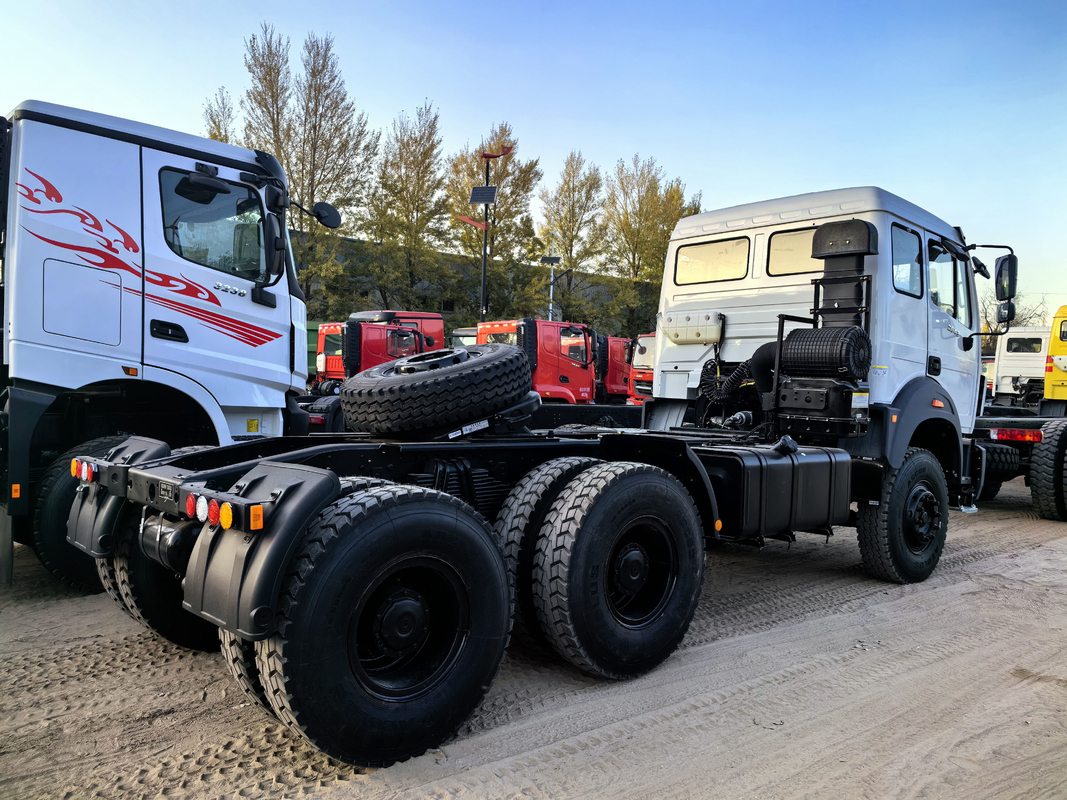 Tête de semi-remorque lourde Tracteur Beiben 6*4 Mode de conduite 420hp Weichai Euro 3 Utilisation en Afrique
