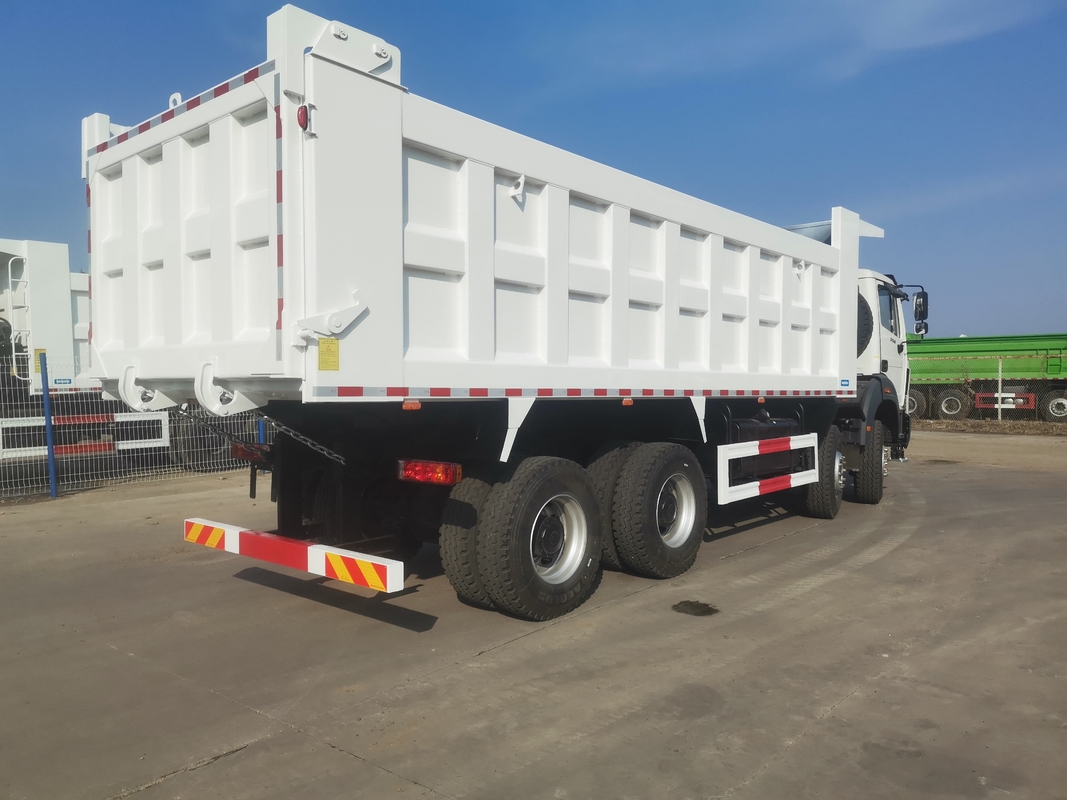 Nouveau camion à ordures Beiben 8*4 Couleur blanche Weichai 380 ch Turbochargé Euro 2 Utilisation en Afrique