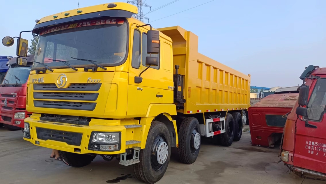 Camion à décharge d'occasion Chine F3000 Camion à décharge rentable Shacman 12 pneus 8*4 LHD Weichai 380 ch