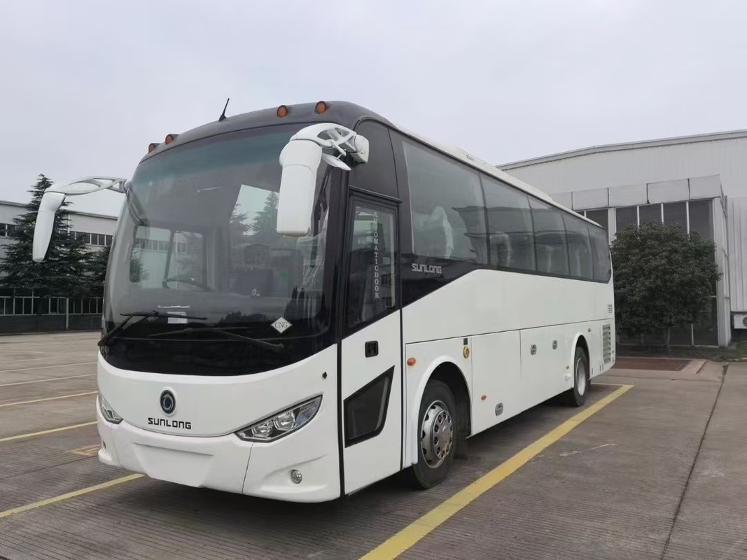 Autobus d'occasion 36 sièges Sunlong Bus SLK6102 GNC Yuchai Moteur à main droite Utilisation en Afrique