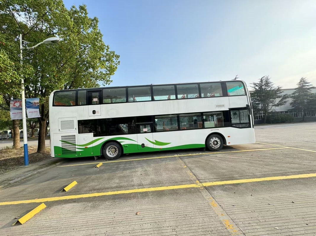 Autobus touristique d'occasion de luxe 37 places à deux étages RHD Weichai moteur Diesel Bus Sunlong SLK6126