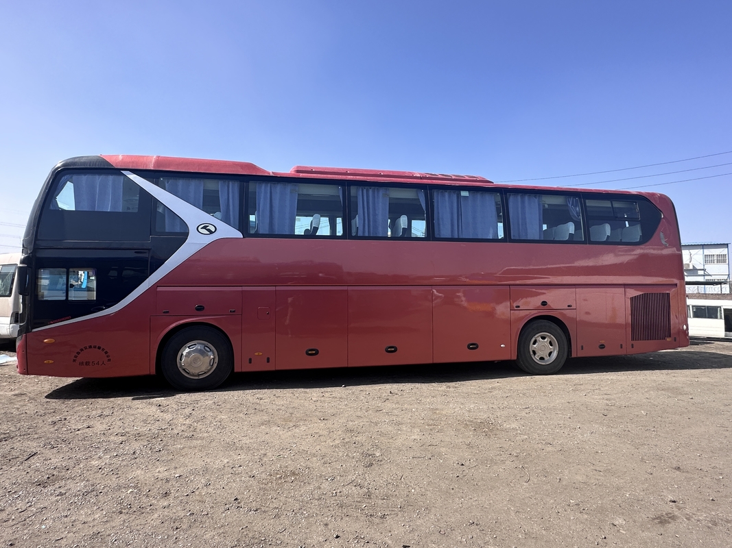 Autobus à vendre Autobus Kinglong d'occasion 54 sièges XMQ6125 Weichai 375hp Autobus avec climatiseur
