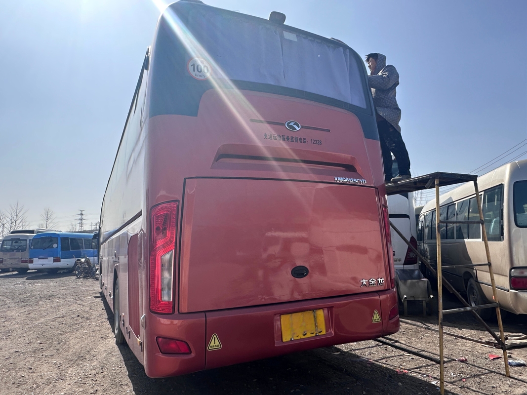 Autobus à vendre Autobus Kinglong d'occasion 54 sièges XMQ6125 Weichai 375hp Autobus avec climatiseur