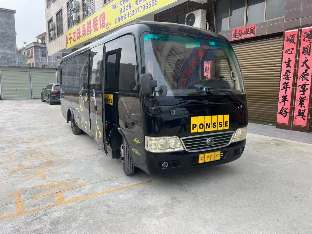 Minibus d'occasion à vendre Yutong ZK6708D moteur avant Diesel Coaster Bus 19 sièges 2+1 sièges