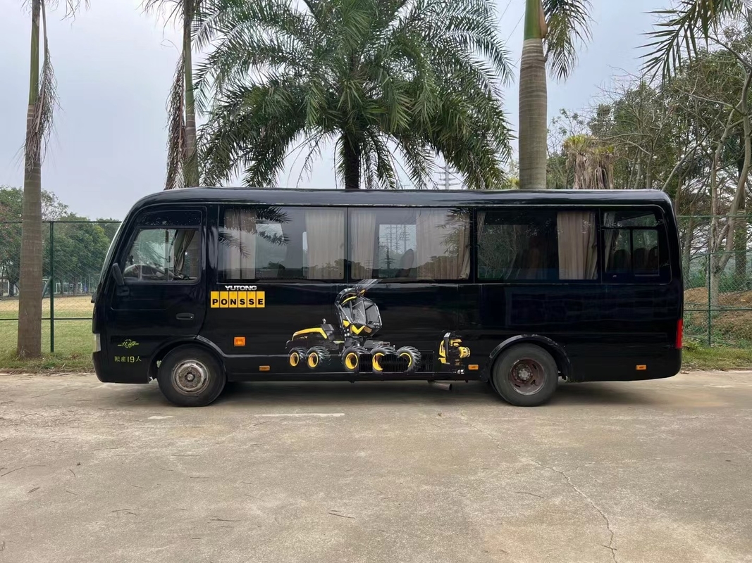 Minibus d'occasion à vendre Yutong ZK6708D moteur avant Diesel Coaster Bus 19 sièges 2+1 sièges