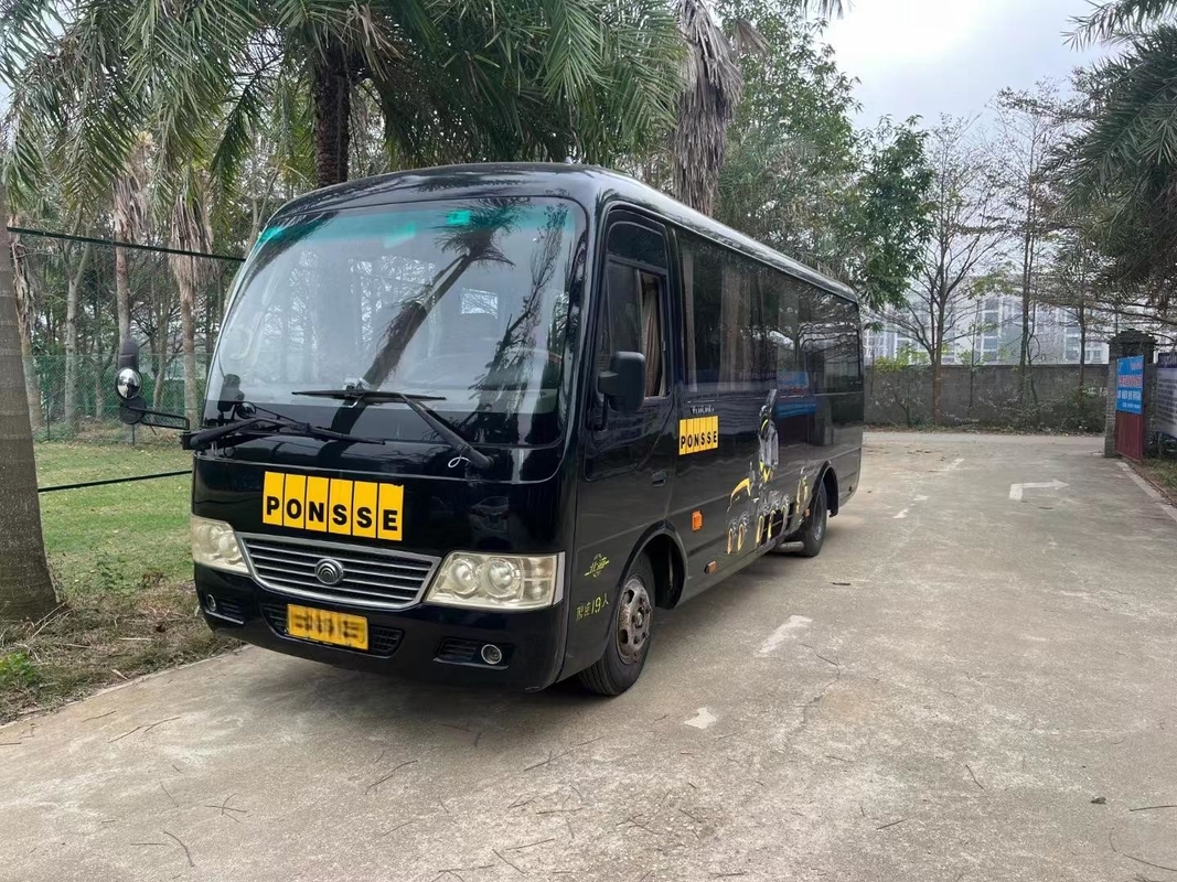 Minibus d'occasion à vendre Yutong ZK6708D moteur avant Diesel Coaster Bus 19 sièges 2+1 sièges