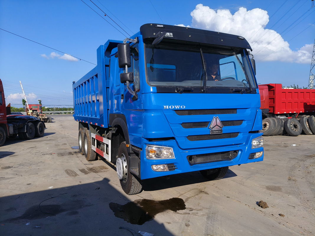 Camion déchargeur à bascule 420HP Sinotruk Howo 6*4 Mode de conduite Leaf Spring Sands Transport
