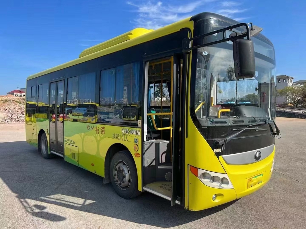 Autobus électrique d'occasion Yutong City Bus ZK6815 Durée de vie de la batterie 280km 23 places 59 passagers Transport public