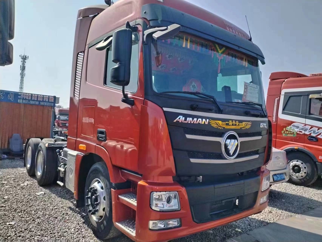 Tête de tracteur d'occasion Chine camion 10 roues Foton GTL 510hp puissant camion tracteur avec couchette lourd-travail
