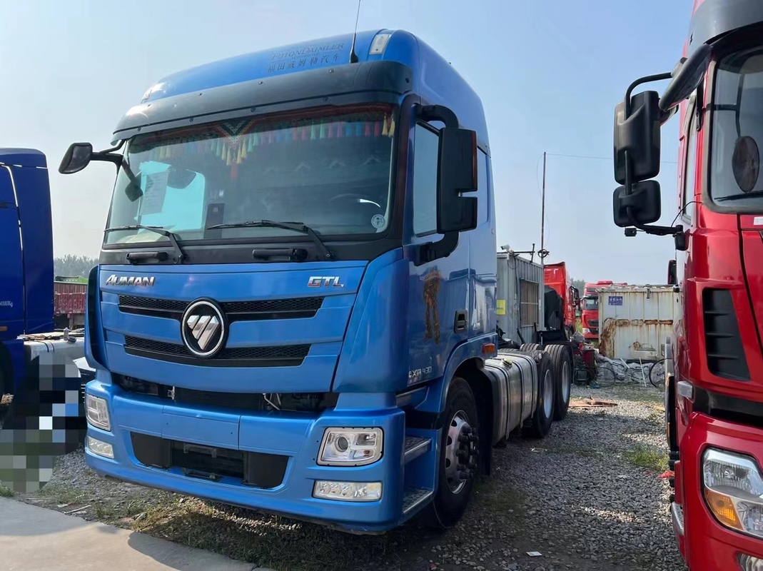 Tête de tracteur d'occasion À vendre 2021 Année semi-camions d'occasion Foton GTL 430hp Leaf Spring Transport longue distance